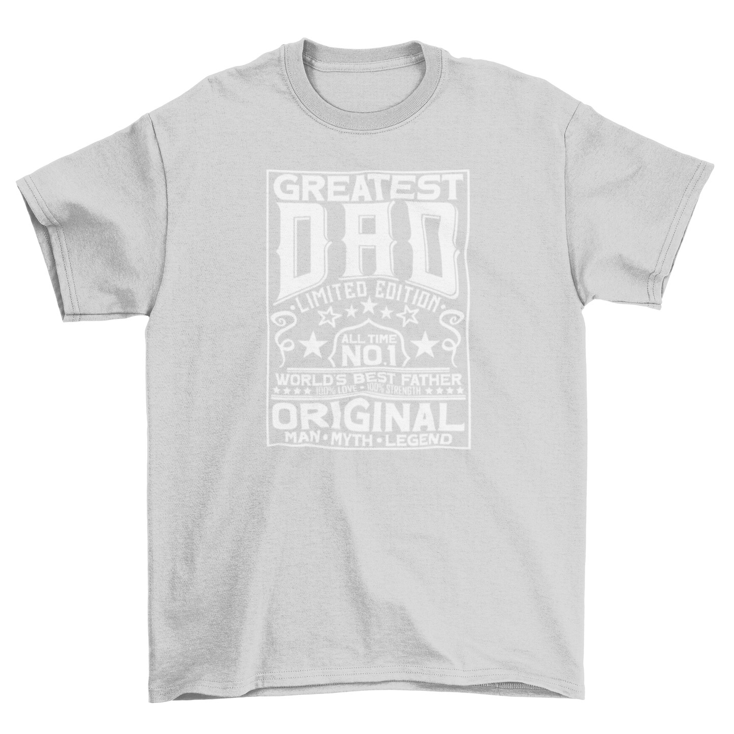 Greatest Dad White Lettering